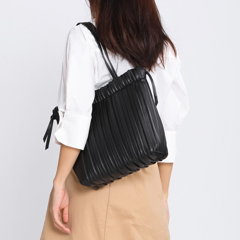 Black Leather Weave Bag The Store Bags 