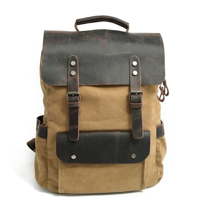 Grey And Brown Backpack The Store Bags Khaki 