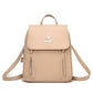 PU Leather Mini Backpack The Store Bags Khaki 