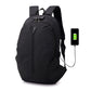 Blue Anti-theft Backpack With USB Charger The Store Bags Black 