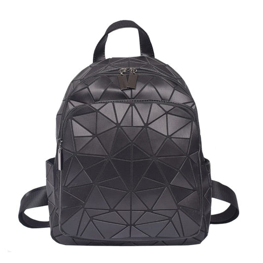 Black Geometric Backpack The Store Bags 