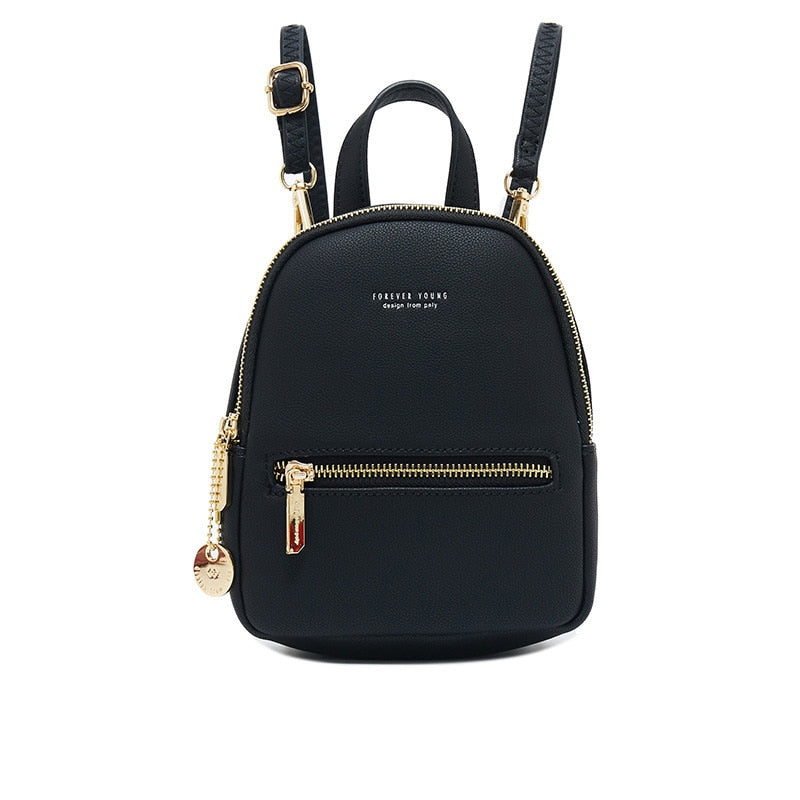 Yellow Leather Mini Backpack ERIN The Store Bags Black 