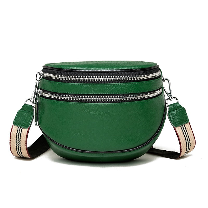 Black Leather Crossbody Fanny Pack The Store Bags Green 