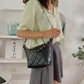 Black Quilted Leather Purse ERIN The Store Bags 