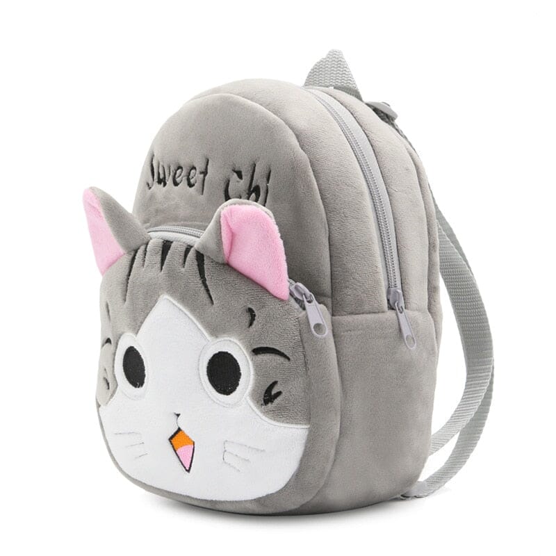Cat Plush Backpack The Store Bags Gray 