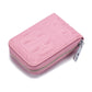 Leather Croc Embossed Wallet The Store Bags Pink 