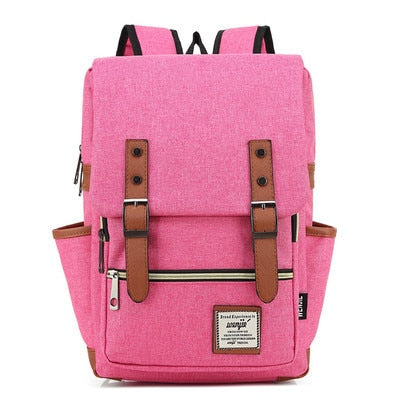 Double Buckle Flap Backpack ERIN The Store Bags Watermelon Red 