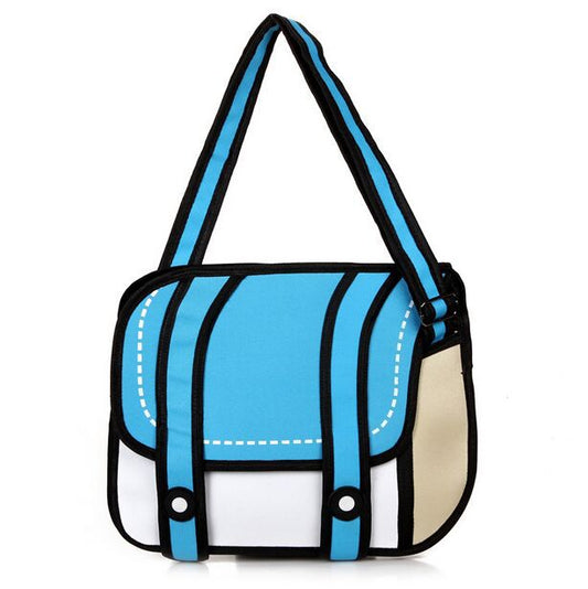 2D Messenger Bag The Store Bags Sky Blue 