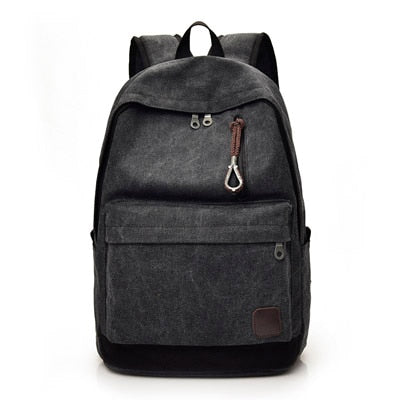 Minimalist Canvas Backpack The Store Bags Black 