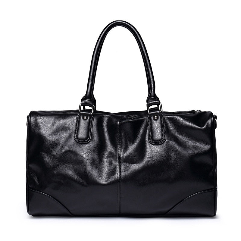 Mens Black Leather Gym Bag The Store Bags Black 