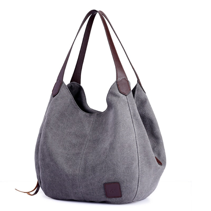 Leather Handle Canvas Tote Bag The Store Bags 