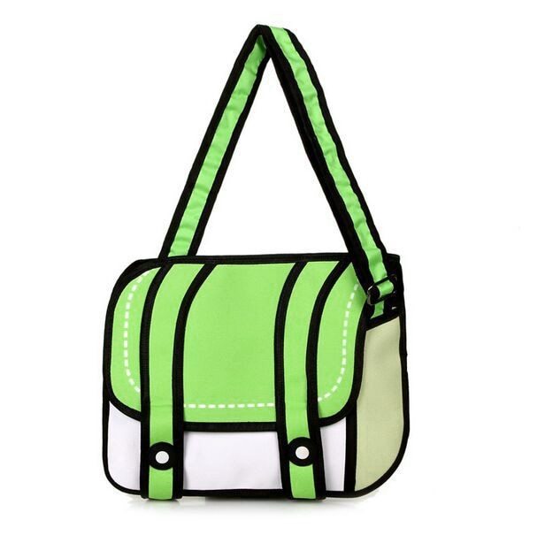 2D Messenger Bag The Store Bags Green 