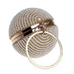 Round Gold Clutch Bag ERIN The Store Bags 