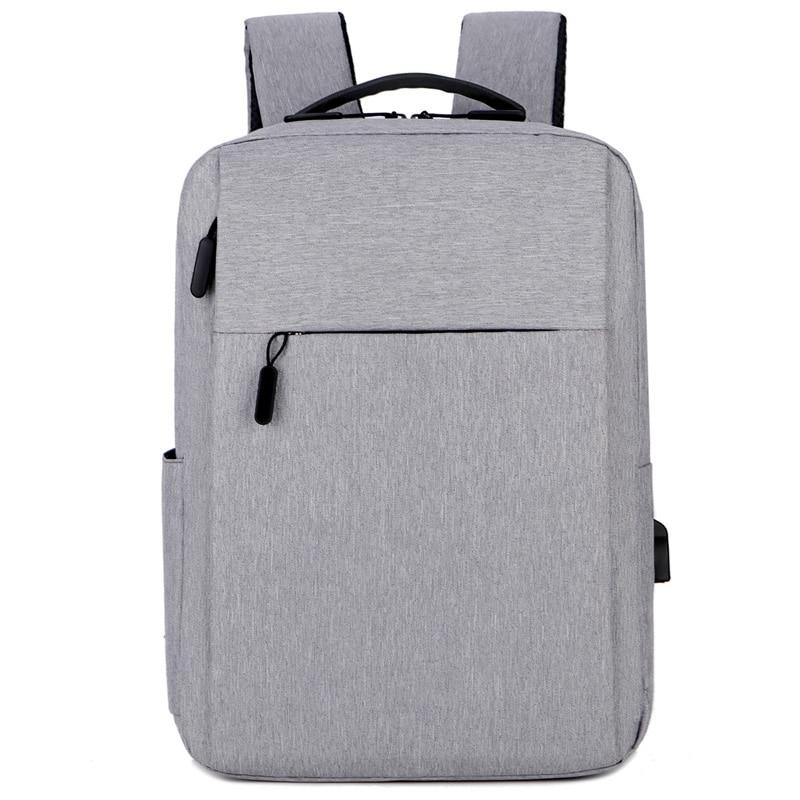 Men's Waterproof backpack with usb charger The Store Bags Gray 