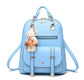 White Leather Mini Backpack The Store Bags Sky Blue 