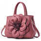 Leather Flower Purse The Store Bags Deep pink 