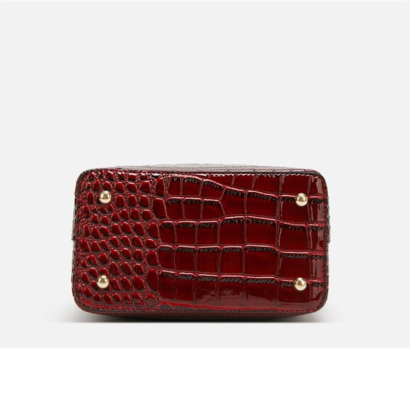 Croc Embossed Leather Bag The Store Bags 