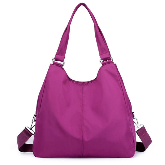 Small Nylon Tote Bag With Zipper The Store Bags purple 