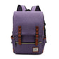Double Buckle Flap Backpack ERIN The Store Bags purple 