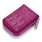 Leather Croc Embossed Wallet The Store Bags Purple 
