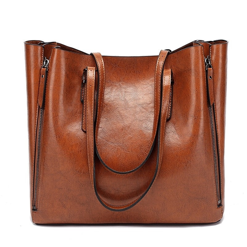 Rectangular Leather Tote Bag The Store Bags Auburn 