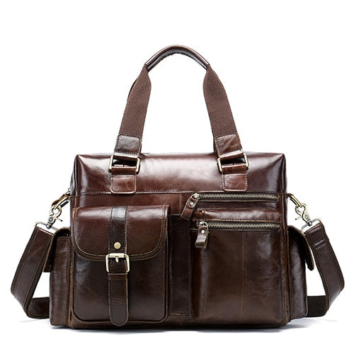 15.6 inch Laptop Bag Brown Leather The Store Bags Coffee 