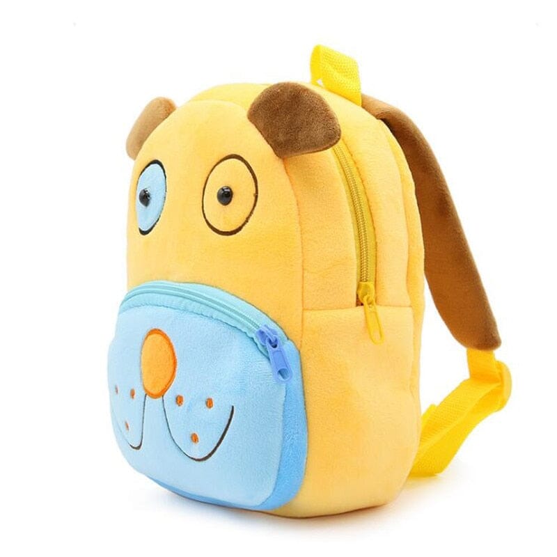 Plush Dog Backpack The Store Bags Yellow 