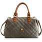 Plaid Leather Purse ERIN The Store Bags Gray 