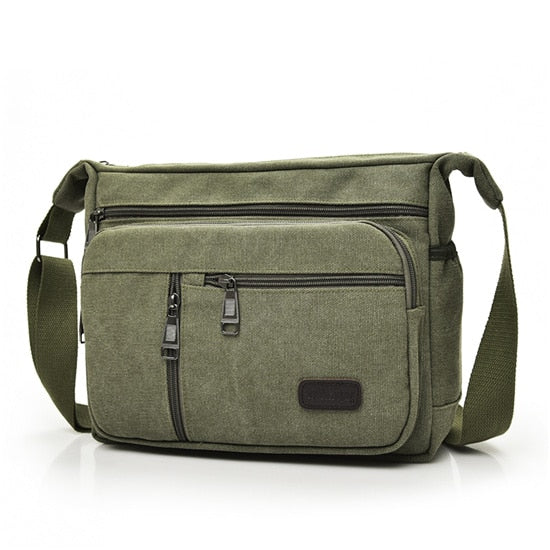 Small Canvas Shoulder Bag ERIN The Store Bags Army Green 