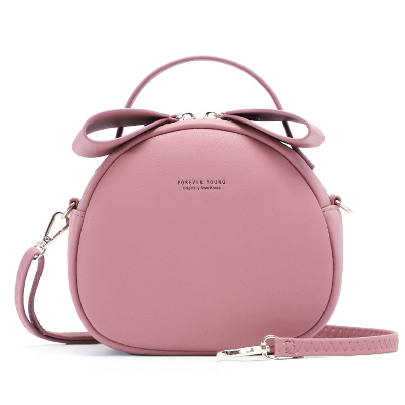 Small Soft Leather Crossbody Bag The Store Bags Dk Pink 