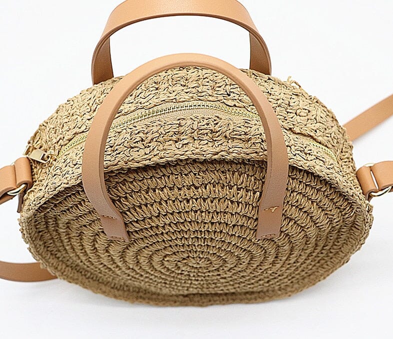 Round Crossbody Straw Bag The Store Bags 
