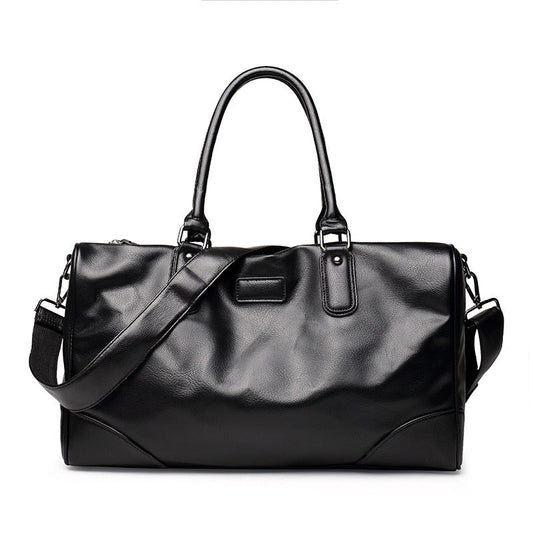 Mens Black Leather Gym Bag The Store Bags