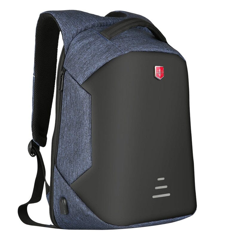 Backpack With Rear Hidden Pocket The Store Bags Blue 