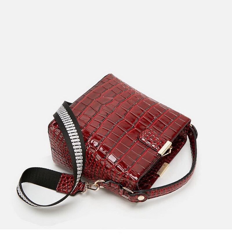 Croc Embossed Leather Bag The Store Bags 