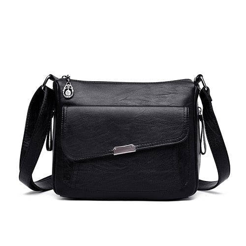Crossbody Purse With Front Pockets The Store Bags Black 