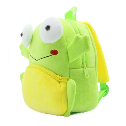 Plush Frog Backpack The Store Bags Green 