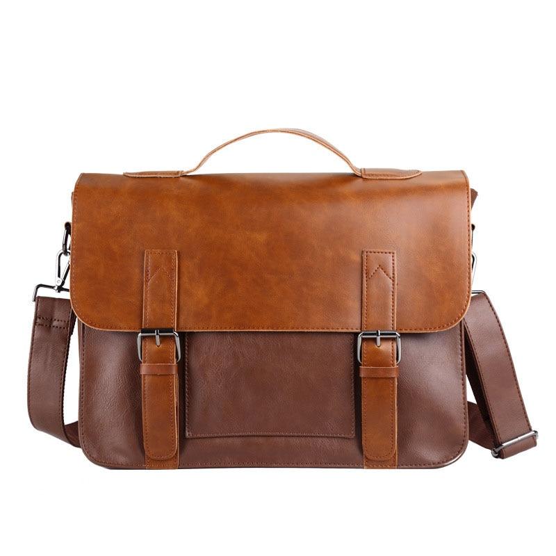 Large Leather Laptop Bag ERIN The Store Bags Brown 