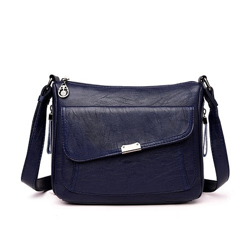 Crossbody Purse With Front Pockets The Store Bags Blue 