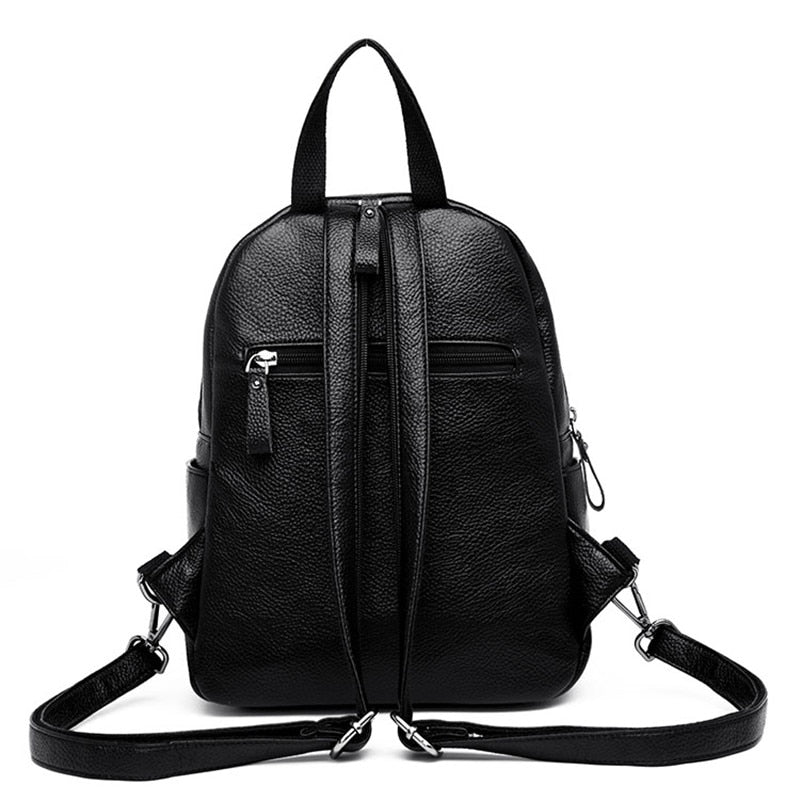 Navy Blue Leather Backpack Purse The Store Bags 
