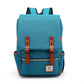 Double Buckle Flap Backpack ERIN The Store Bags Sky Blue 