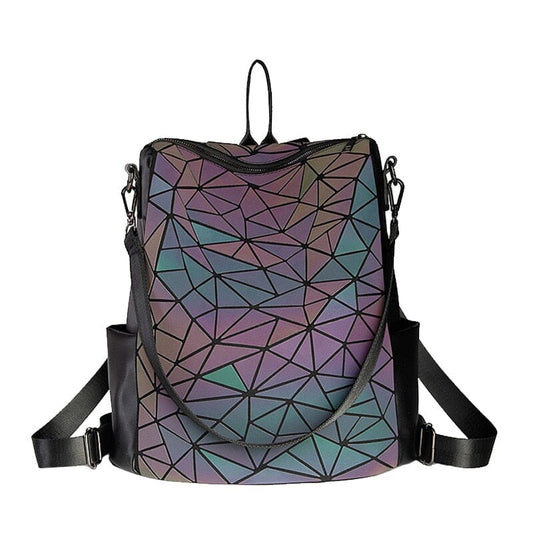 Geometric Backpack Purse The Store Bags 