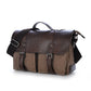 Men's Canvas And Leather Briefcase The Store Bags 