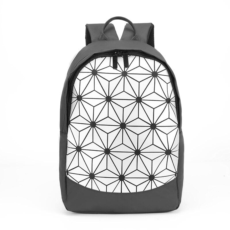 Geometric Light up Backpack The Store Bags Silver B 