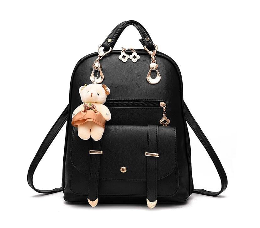 White Leather Mini Backpack The Store Bags Black 