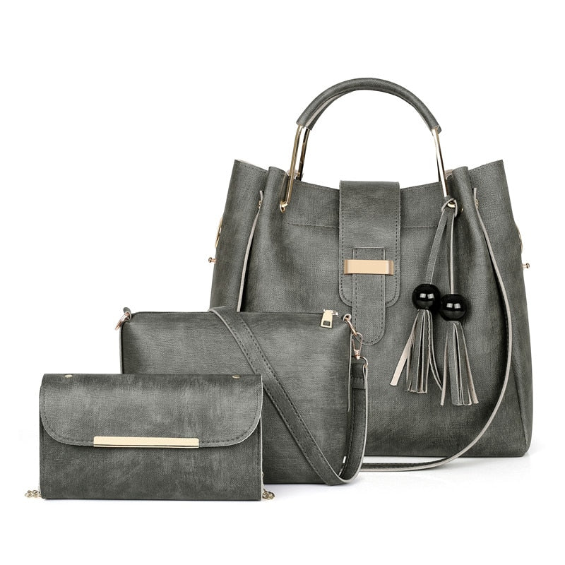 Tote Bag With Matching Wallet The Store Bags Gray 