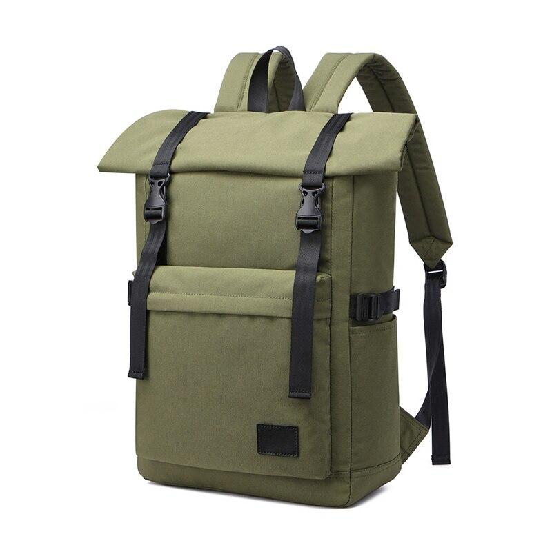 17 inch Waterproof Roll Top Backpack The Store Bags Green 