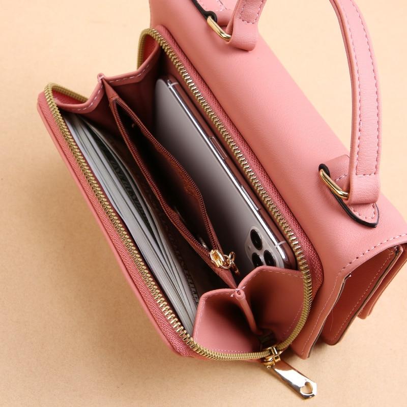 Amazon.com: Women Crossbody Cell Phone Bag Small Shoulder Purse Leather  Travel RFID Card Slots Wallet Case Handbag Phone Pocket Baggap Clutch for  iPhone 11 Se 2020 11 Pro Xr X Xs Max