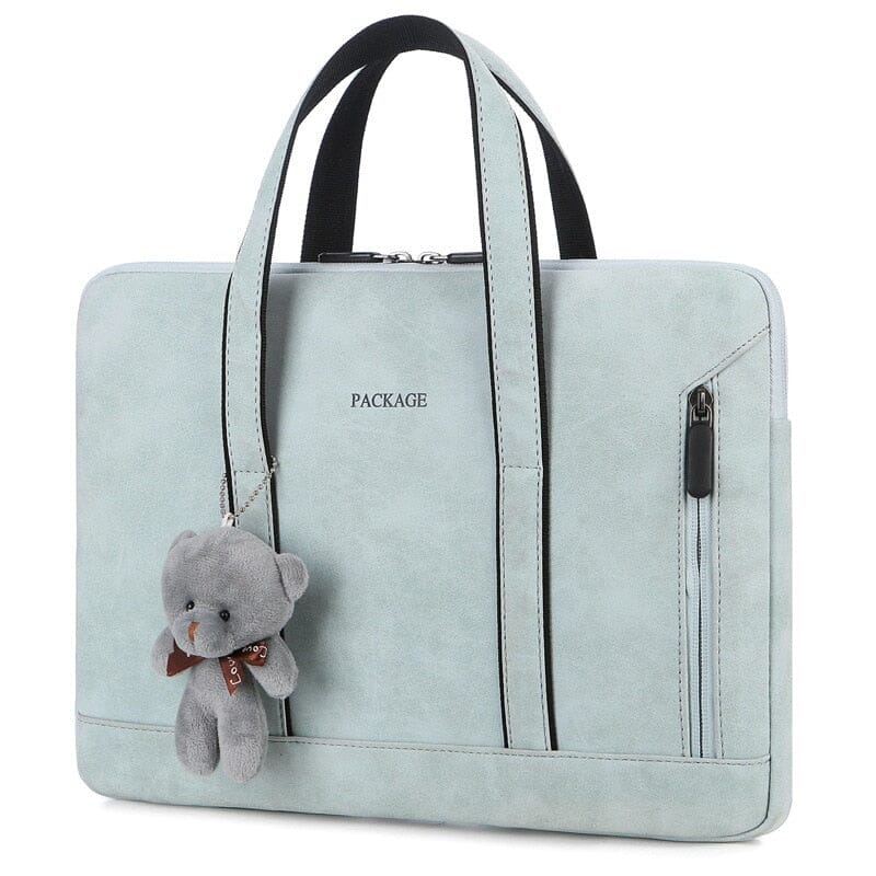 Handbag For 15 inch Laptop The Store Bags Light blue bear 15.6 Inch 