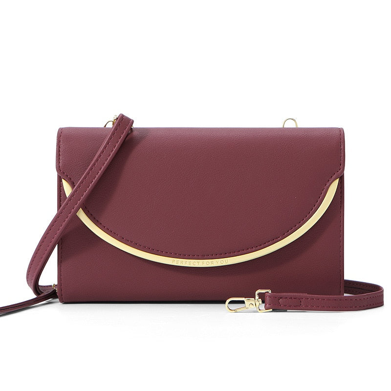 Snap Closure Clutch Purse The Store Bags Wine red 