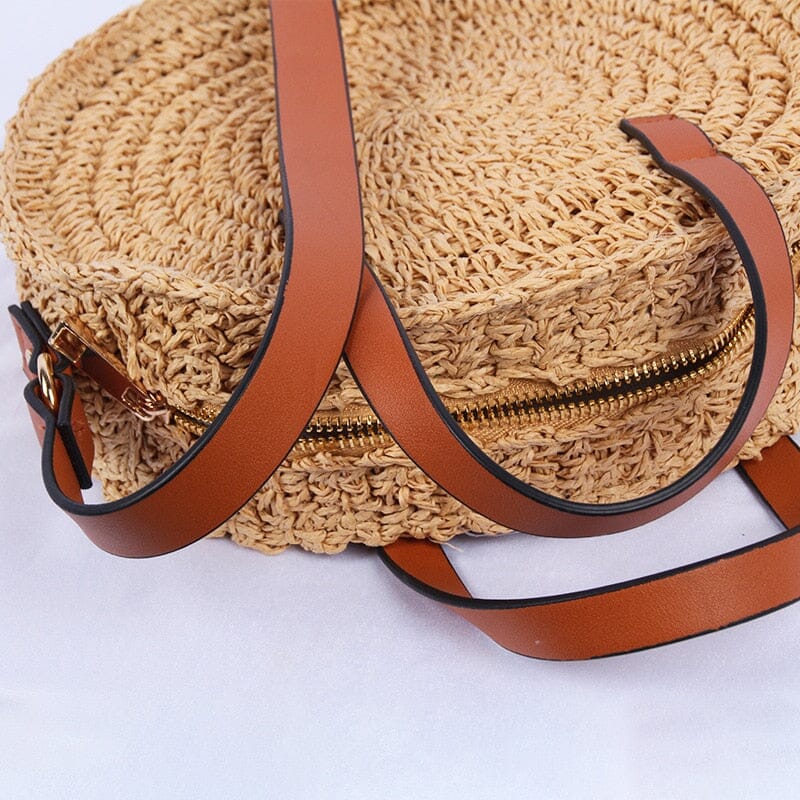 Round Crossbody Straw Bag The Store Bags 